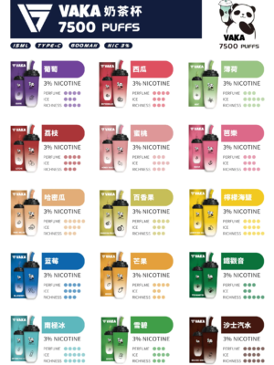 VAKA奶茶杯7500口 / 新上市可充電 / 超級便宜